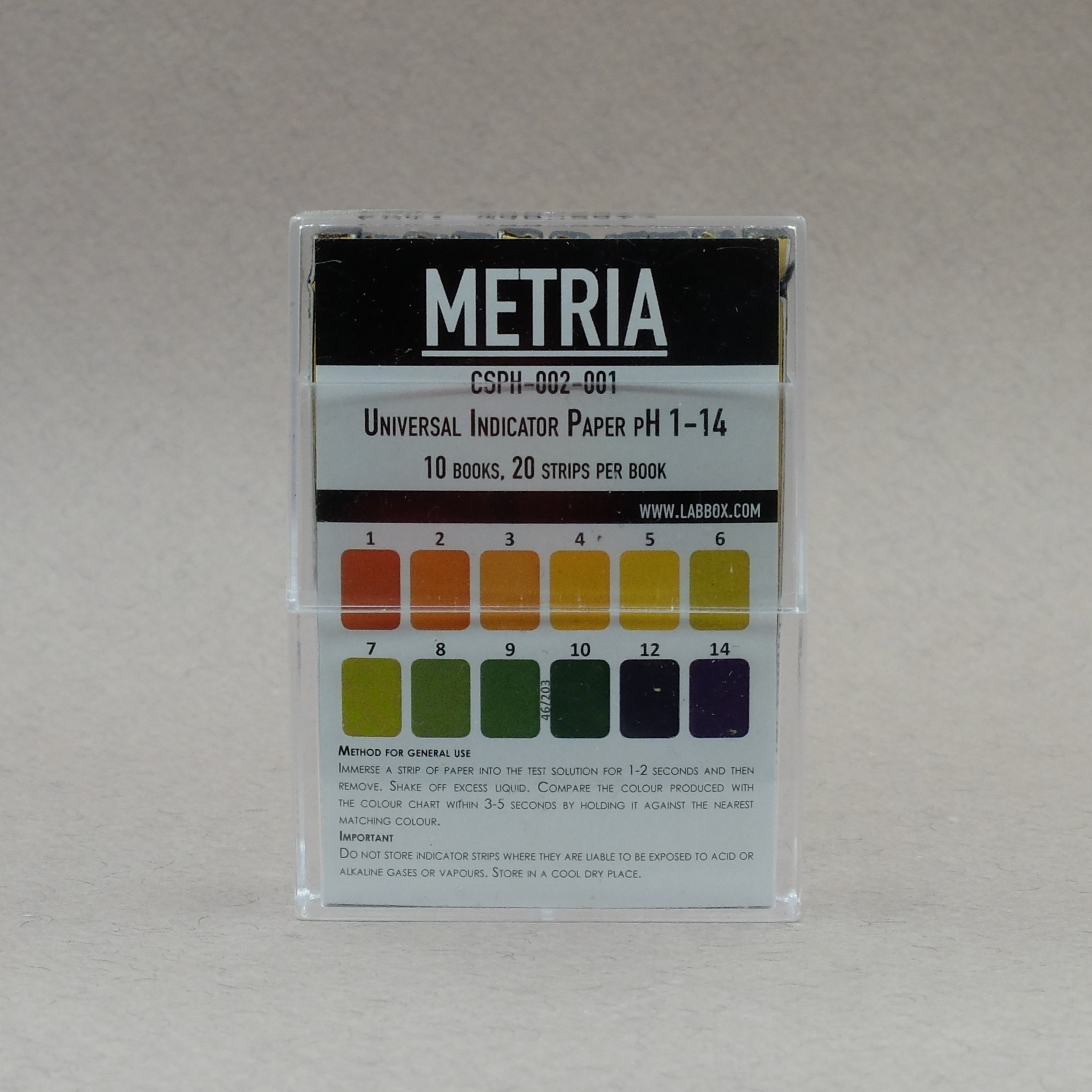 Bandelette pH, 480 Bandelettes de Test de valeur pH, plage de mesure 1-14,  papier de