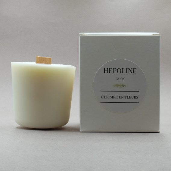 Hepoline bougie rechargeable Cerisier en fleur Paris