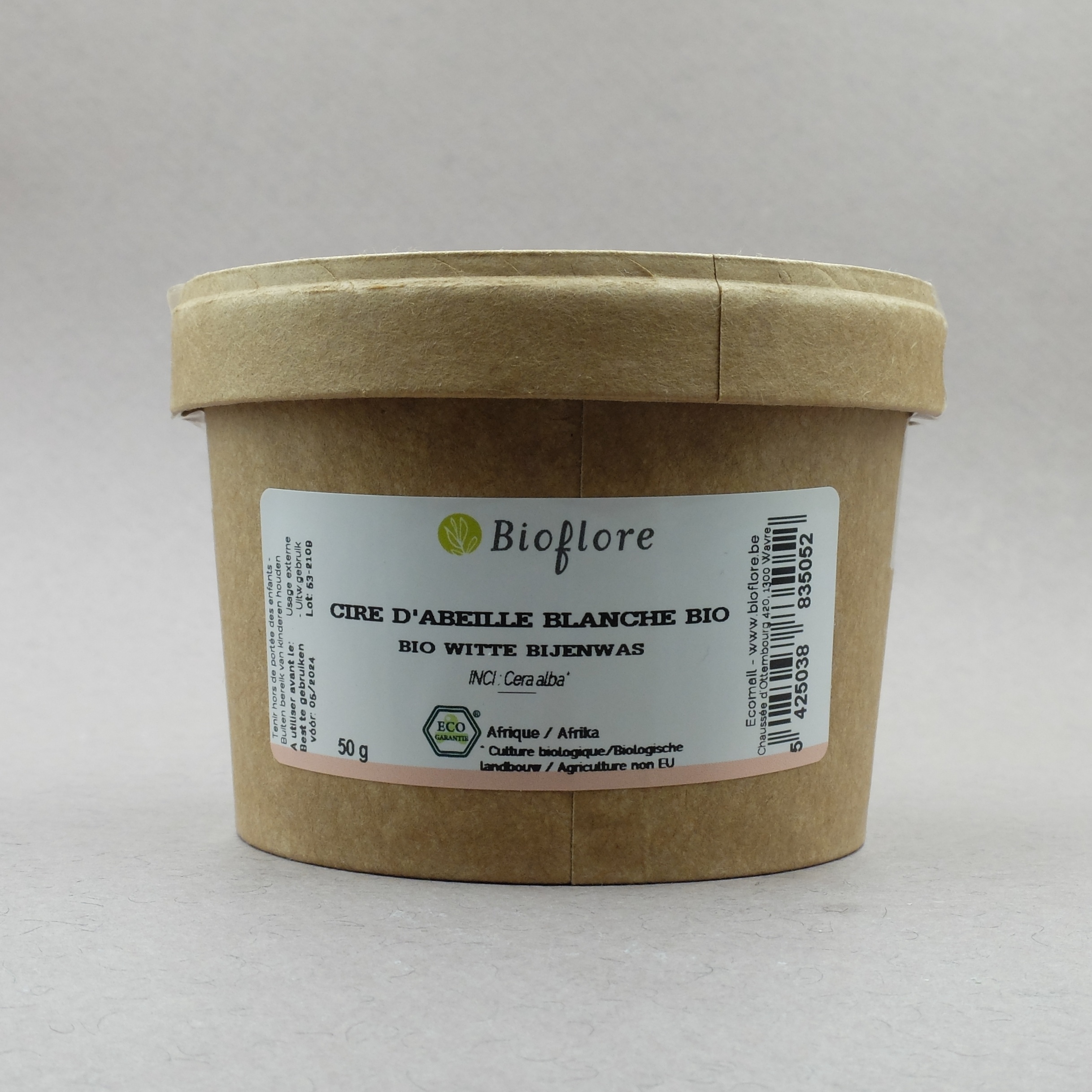 Cire d'abeille blanche Bio - Epaississant 50g - Bioflore
