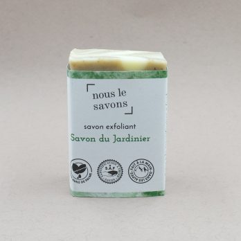 Nous le savons savon du jardinier Paris